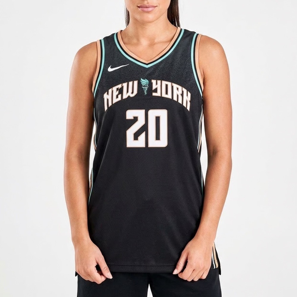 Nike New York Liberty Sabrina Ionescu 20 Rebel Edition Jersey Black L